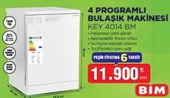 KEYSMART KEY 4014 BM 4 PROGRAMLI BULAŞIK MAKİNESİ